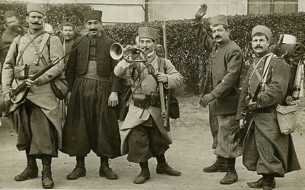 Turkish troops during WW1