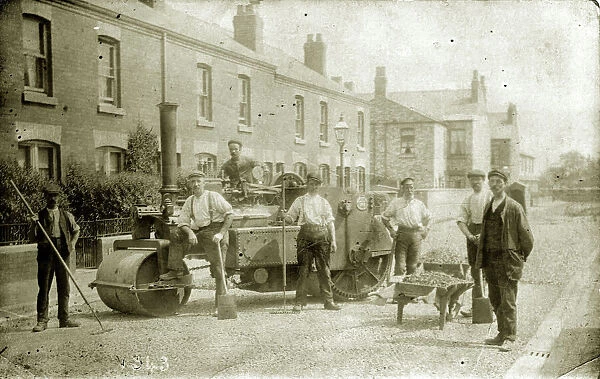 Uncommon Council Steam Roller at Roadworks