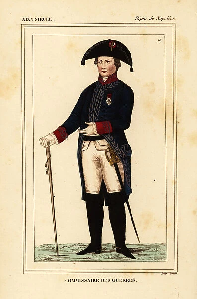 Uniform of the French Commissaire des Guerres