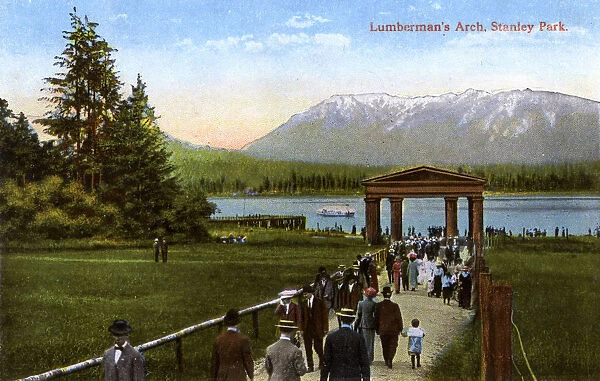 Vancouver, Canada - Stanley Park - Lumbermans Arch