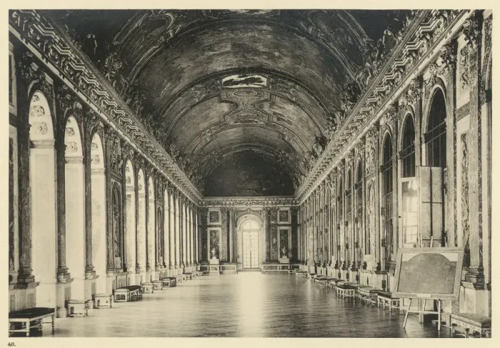 Framed Print : Print of the Hall of Mirrors at Versailles Framed Print : Print of the Hall of Mirrors at Versailles