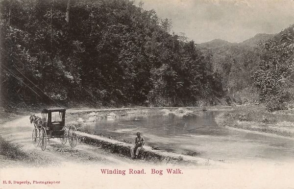 View of the Bog Walk, Rio Cobre, Jamaica, West Indies