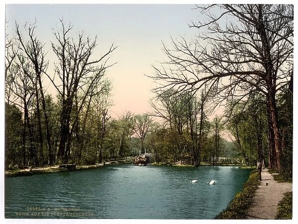 View from the fifth lock, Bromberg, Silesia, Germany (i. e