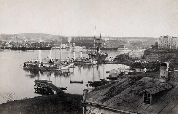 View of the harbour at Sebastopol Sevastopol, Crimea
