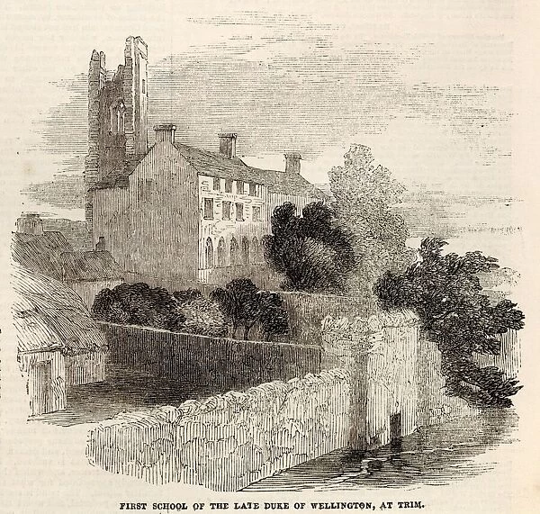 A view of Talbot Castle, Trim, Co. Meath, Ireland; the first school attended by the Duke