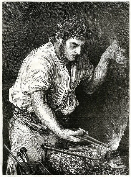 Village blacksmith 1870