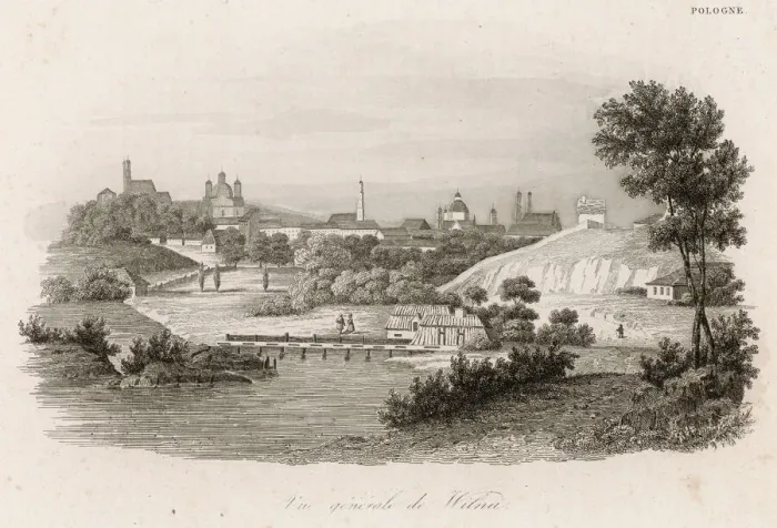 Framed Print : Vilnius General View Print Framed Print : Vilnius General View Print