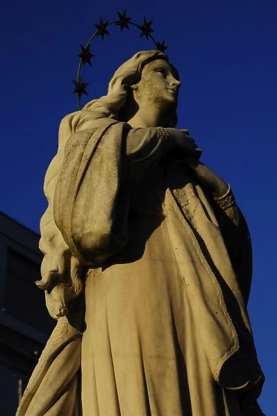 Virgin statue. Castel Gandolfo. Italy