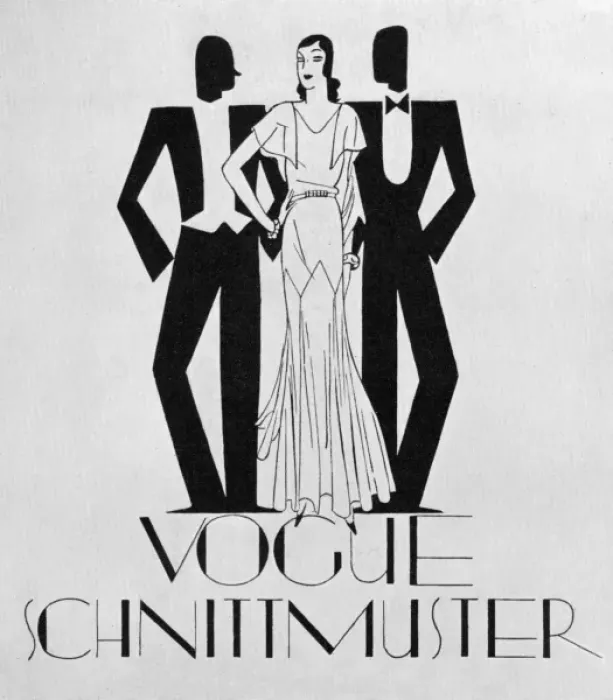 Framed Print : Vogue Patterns Print 1930 Framed Print : Vogue Patterns Print 1930
