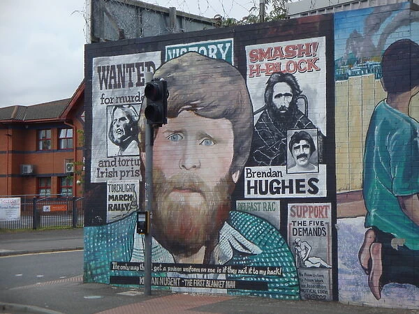 Wall mural of K Nugent at Belfast