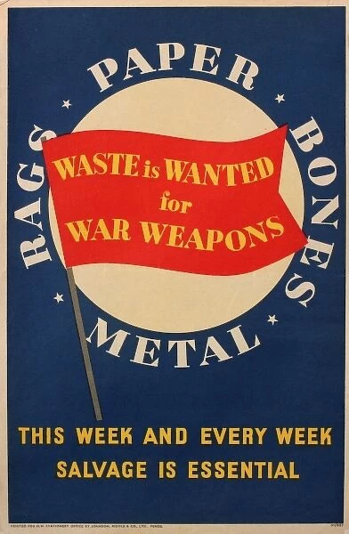 Wartime salvage poster