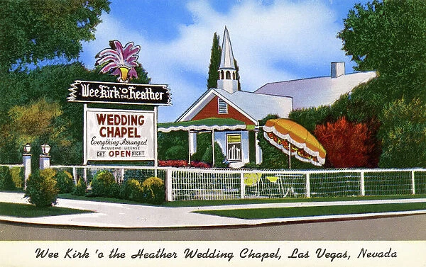 Wee Kirk o Heather Wedding Chapel, Las Vegas, Nevada, USA
