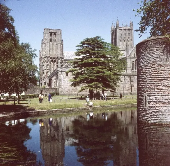 Framed Print : Wells Cathedral Print, 12th-13th century Framed Print : Wells Cathedral Print, 12th-13th century