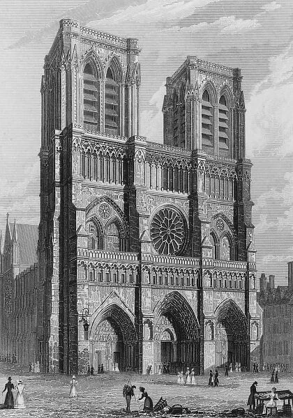 West front of the Church of Notre Dame