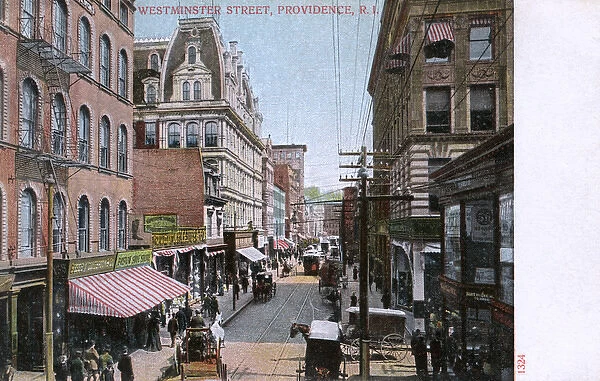 Westminster Street, Providence, Rhode Island, USA