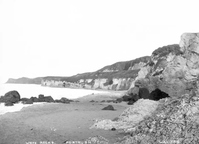 Framed Print : Early 20th Century Print of Whiterocks, Portrush Framed Print : Early 20th Century Print of Whiterocks, Portrush