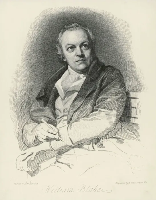 Framed Print : William Blake Engraving Print Framed Print : William Blake Engraving Print