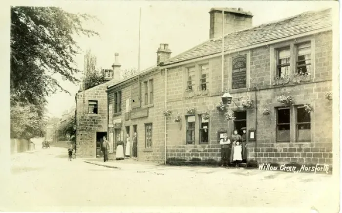 Framed Print : Print of Willow Green, Horsforth, Yorkshire