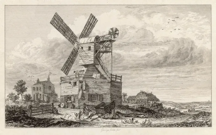 Framed Print : Wimbledon Windmill Print Framed Print : Wimbledon Windmill Print