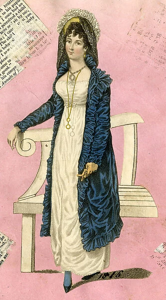 Woman in Georgian style costume
