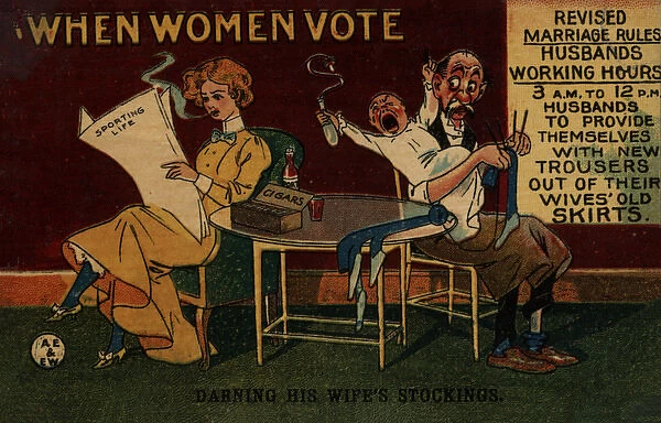 When Women Vote Men Sewing