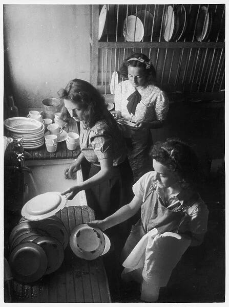 Women Washing Dishes