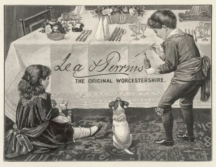 Framed Print : Worcestershire Sauce Print Ad Framed Print : Worcestershire Sauce Print Ad