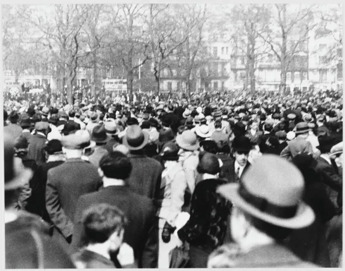 Framed Print : May Day 1936 Workers Print