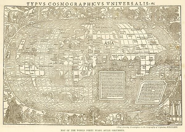 World Map 1532 Grynaeus