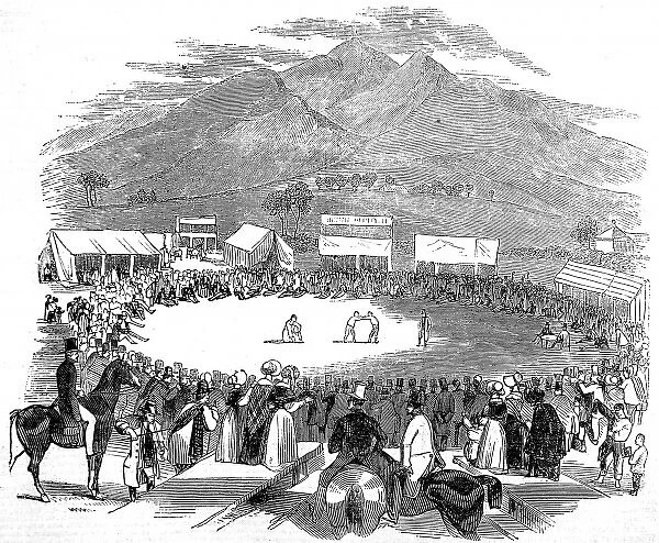 Wrestling Match in Cumberland, 1842