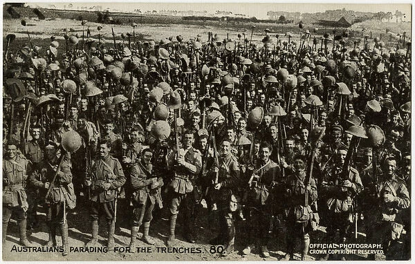 WW1 - Australian Troops who captured Pozieres