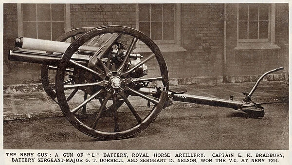 WW1 - Gun - L Battery at Nery