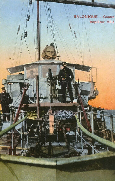 WW1 - Thessaloniki, Greece - Allied counter torpedo boat