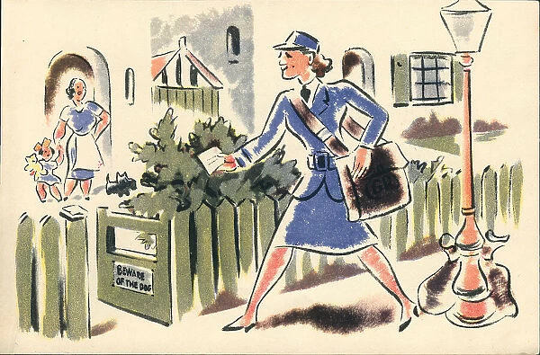 WW2 - The Girls Of Today, Post Girl