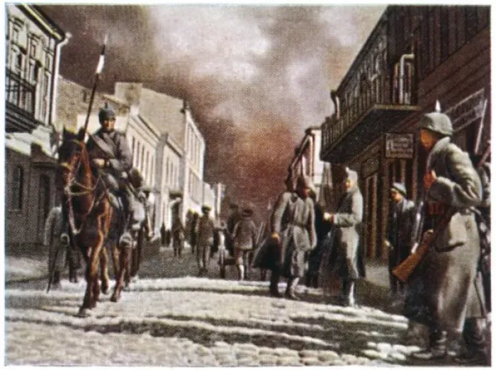 Framed Print : WWI German Cavalry Print - Eastern Front Operations Framed Print : WWI German Cavalry Print - Eastern Front Operations