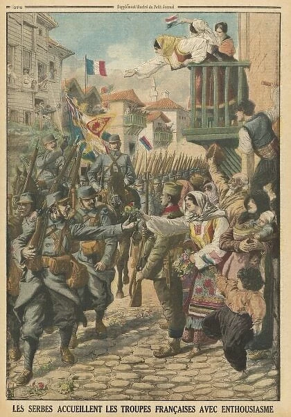 Wwi  /  Serbs Welcome French