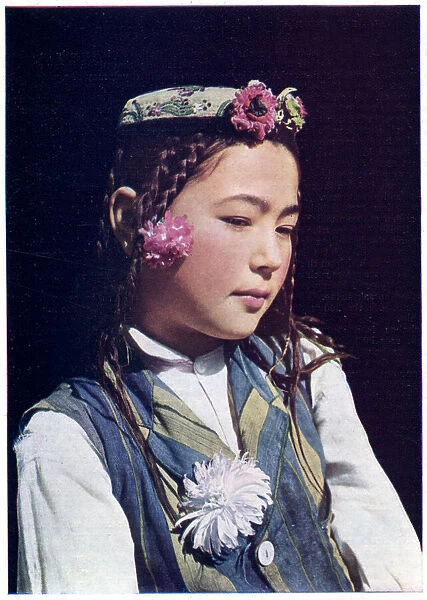 Young Turki girl of Kashgar