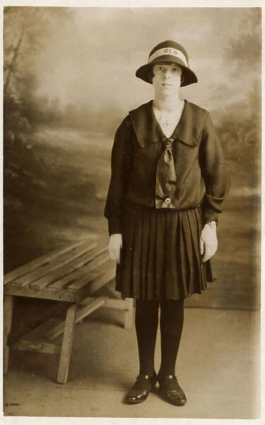 Young woman in Girls Life Brigade uniform