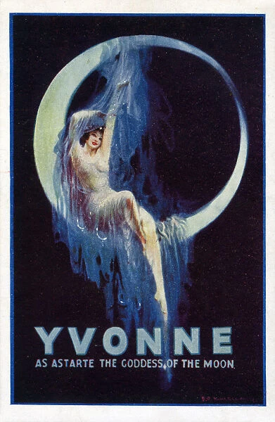 Yvonne as Astarte, the Goddess of the Moon, Dalys Theatre