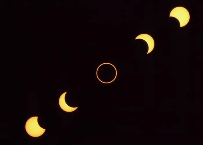 Framed Print : Annular Solar Eclipse Print, FG-7041 Framed Print : Annular Solar Eclipse Print, FG-7041