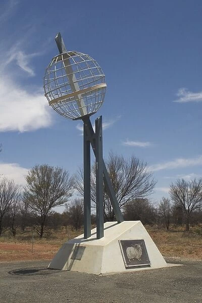 Australia - This monument marks the place where the Tropic of Capricorn passes across Australia north of Alice Springs. Northern Territory, Australia