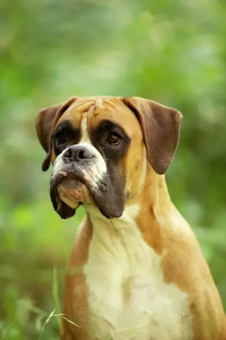 Framed Print : Boxer Dog LA-713 Uncropped Ears Print Framed Print : Boxer Dog LA-713 Uncropped Ears Print