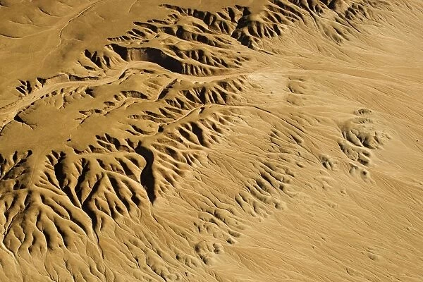 Drainage patterns on the ancient plains of the Namib - Namib Desert - Namibia - Africa