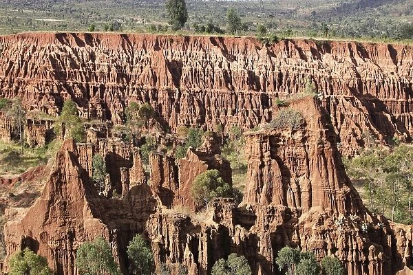 Erosion - Konso area - Ethiopia. Local name for area is New York