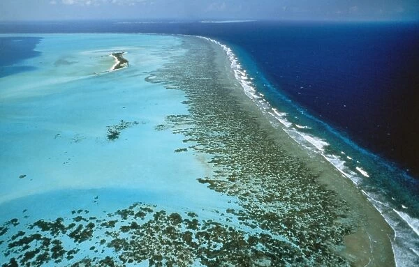 Maldives - atolls & coral reefs. Indian Ocean