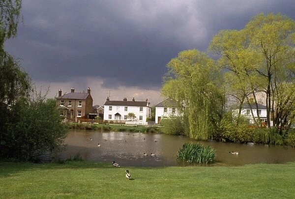 Village Pond - West End - Esher - Surrey - UK