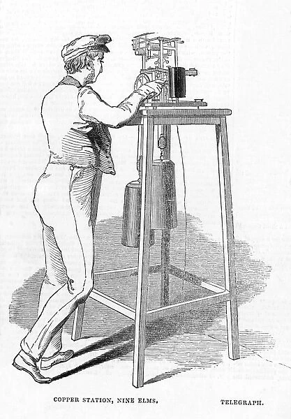 19th century telegraph operator