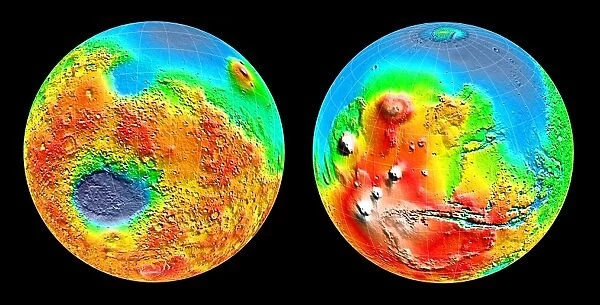 3-D topography of Mars