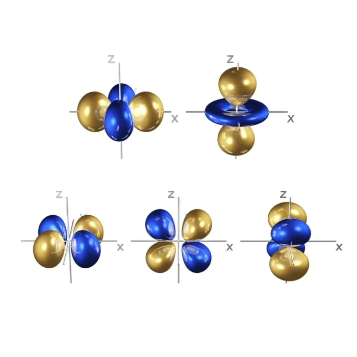 Framed Print : 3D Electron Orbitals Print Framed Print : 3D Electron Orbitals Print