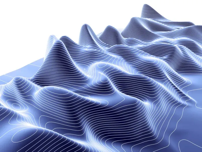 Framed Print : 3D Surface Graph Print Framed Print : 3D Surface Graph Print